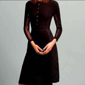 ✨ Oscar de la renta ✨ Black lace dress